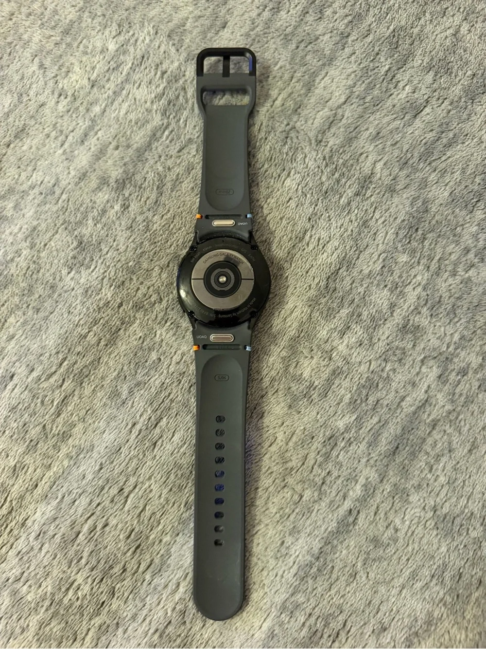 Samsung Galaxy Watch FE Smartwatch - Gray with Orange Accents